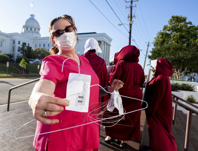 Protesters of Alabama Anti-Abortion Law