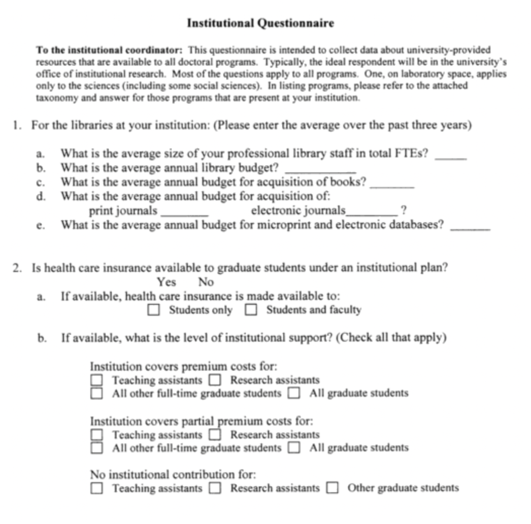 sample questionnaire dissertation