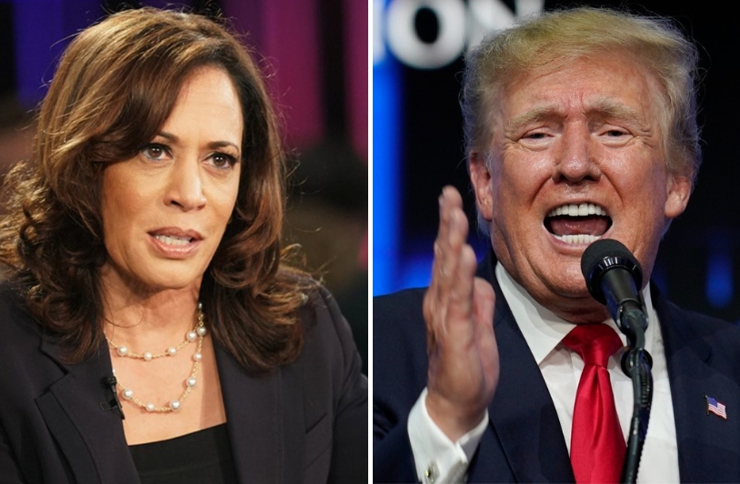 Harris and Trump